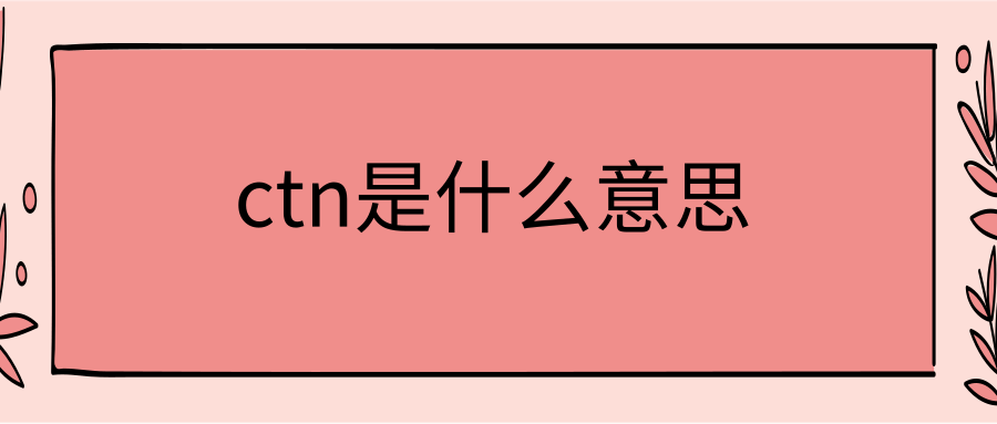 ctn是什么意思