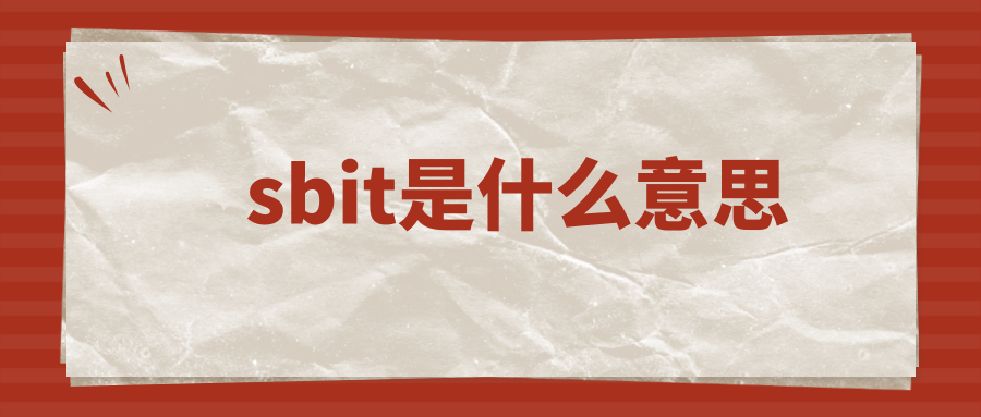 sbit是什么意思