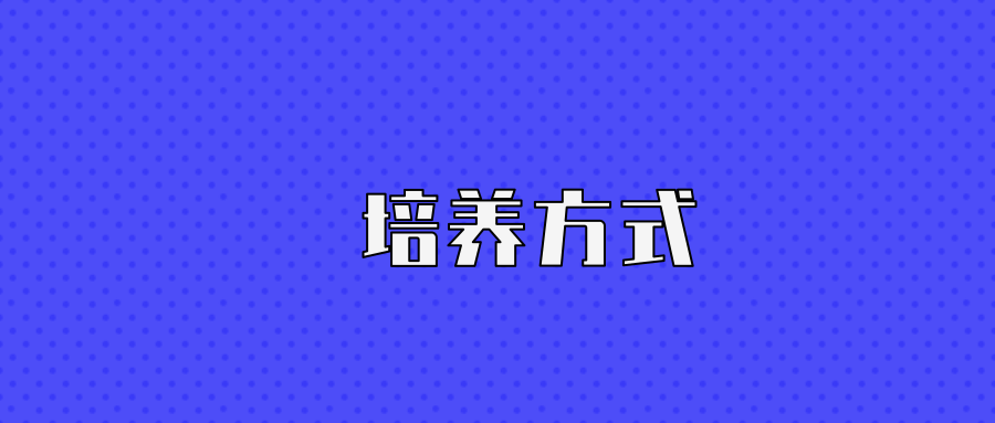 培养方式