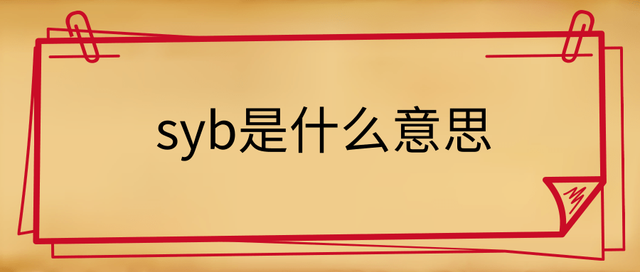 syb是什么意思