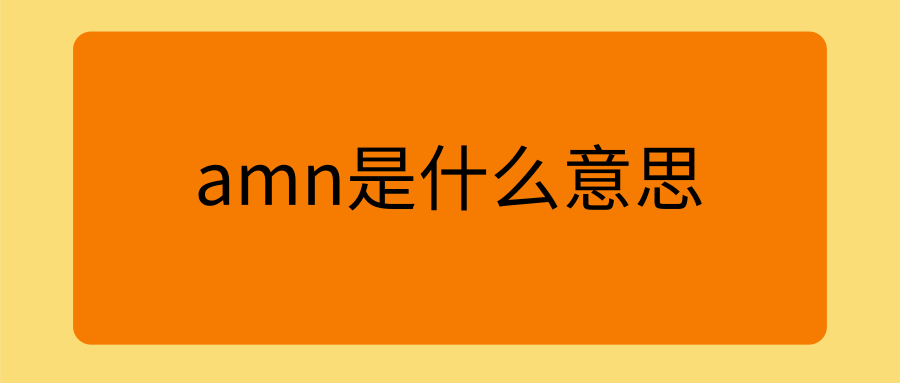 amn是什么意思