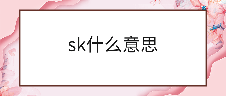 sk什么意思