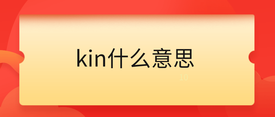 kin什么意思