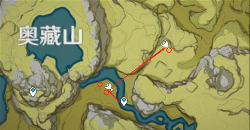 ﻿原神圣遗物调查点狗粮快速收集路线一览