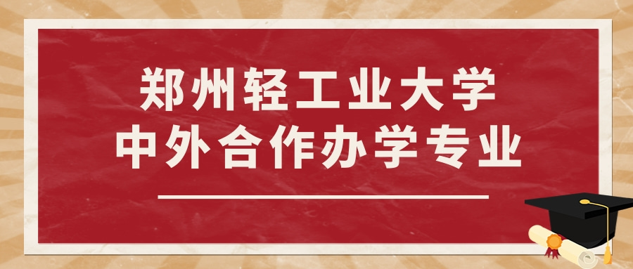 郑州轻工业大学中外合作办学专业